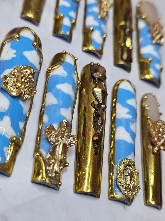 "Cloud Nine" Press-On Nails Set