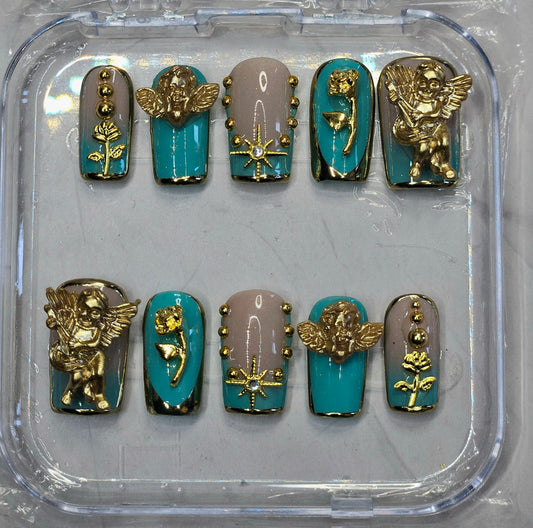 "Holy Chic" Press-On Nails Set