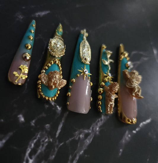 "Holy Chic" Press-On Nails Set