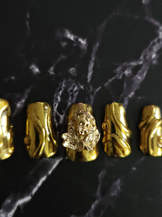 "Angel Aura" Press-On Nails Set