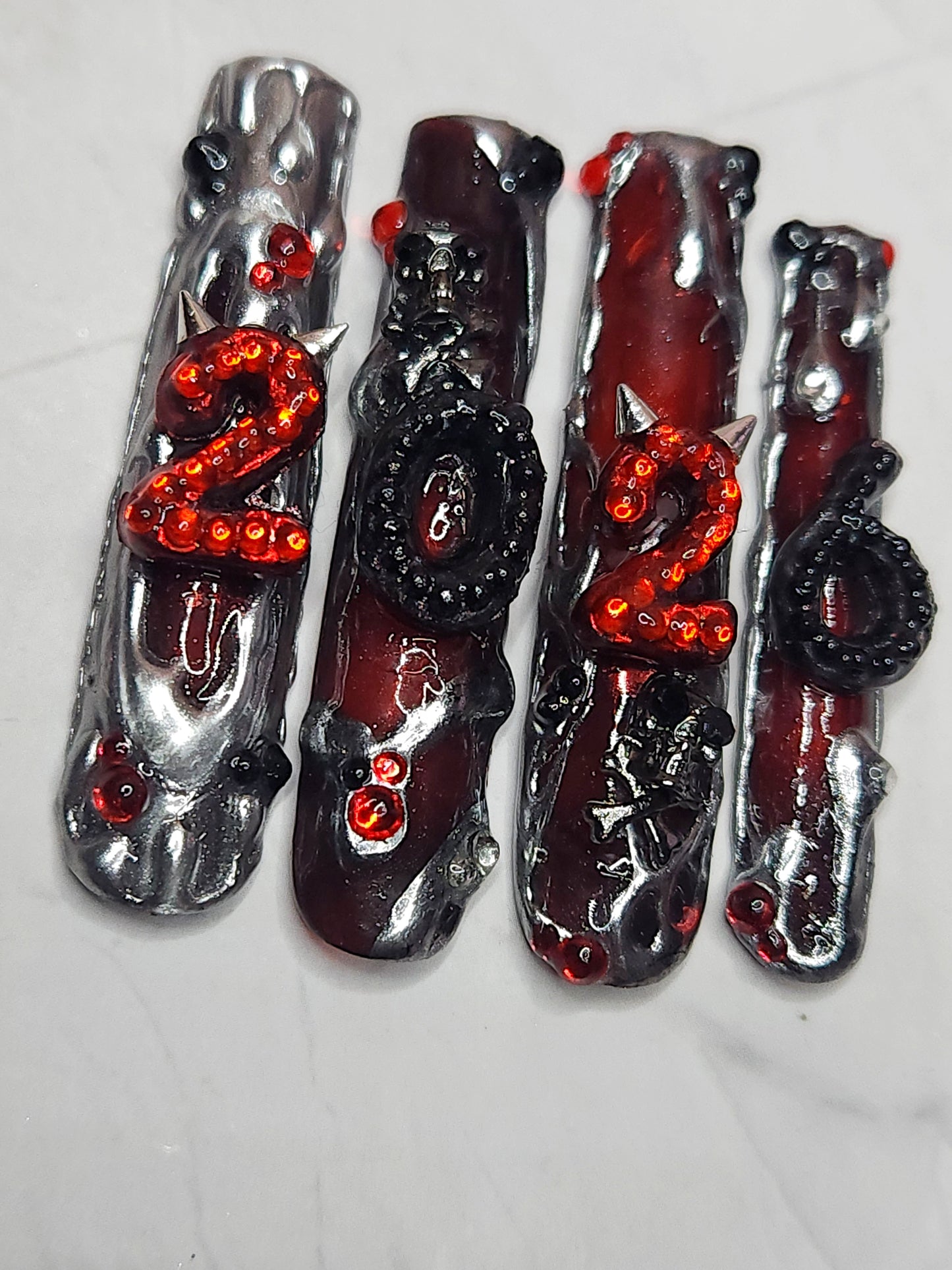 "New Year, New Era" Press-On Nails Set