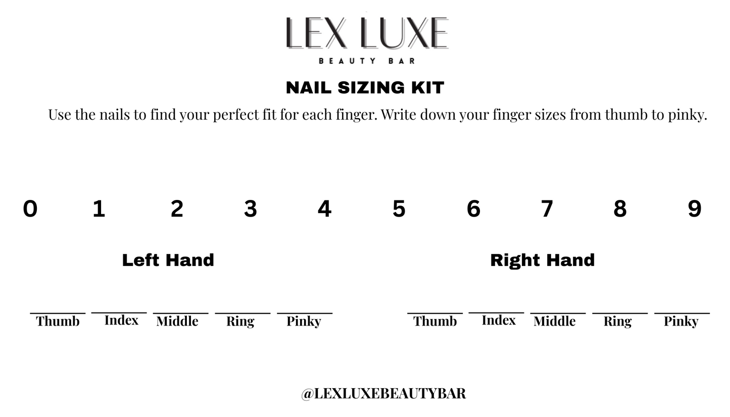 Nail Sizing Kit