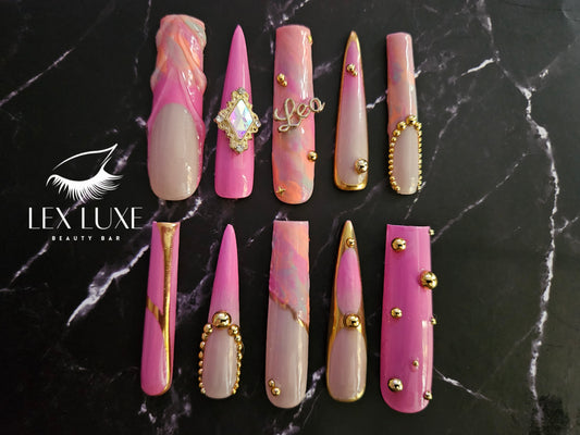 "Leo Luxe" Press-On Nails Set