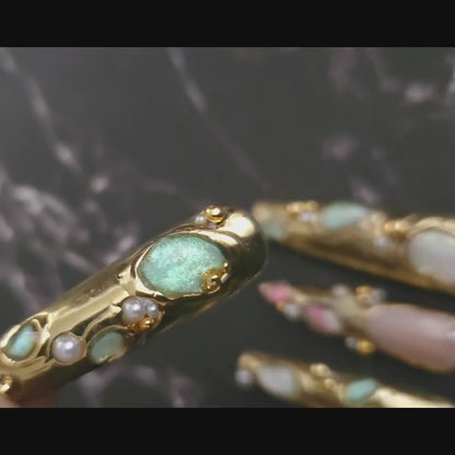"Ocean Opulence" Press-On Nails Set