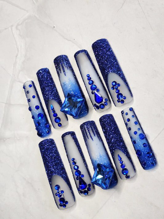 "Crystal Dynasty" Press-On Nails Set