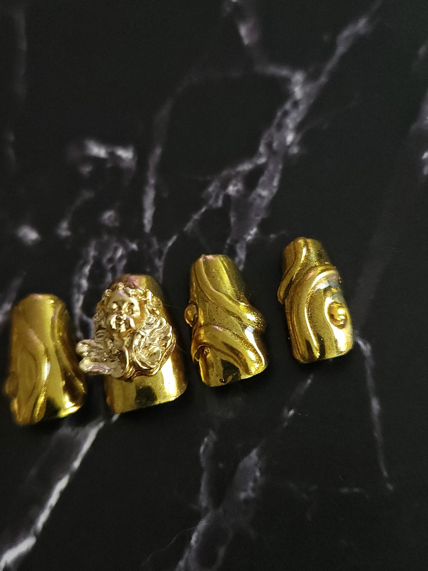 "Angel Aura" Press-On Nails Set