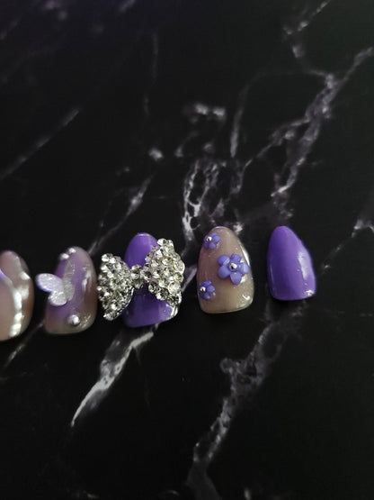 "Butterfly Effect" Press-On Nails Set
