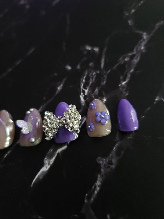 "Butterfly Effect" Press-On Nails Set