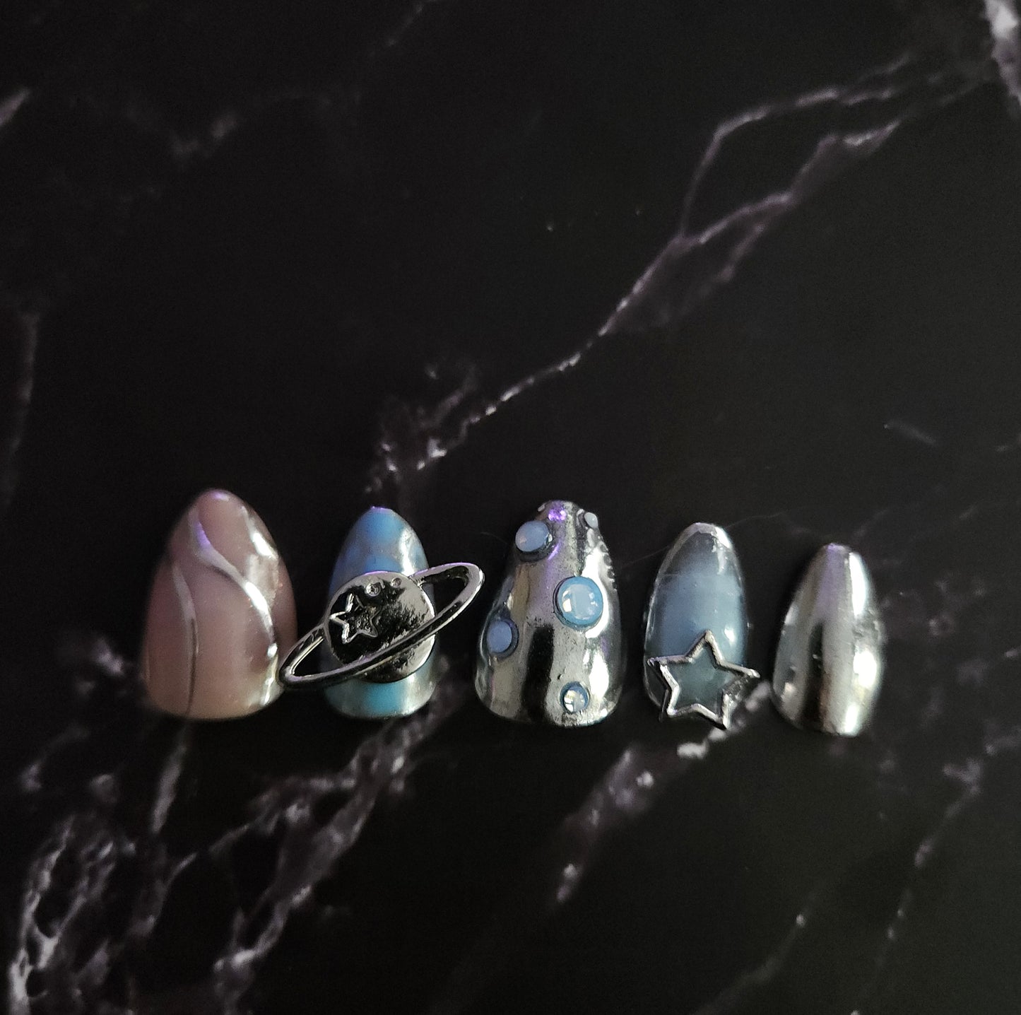 "Galactic Dream " Press-On Nails Set