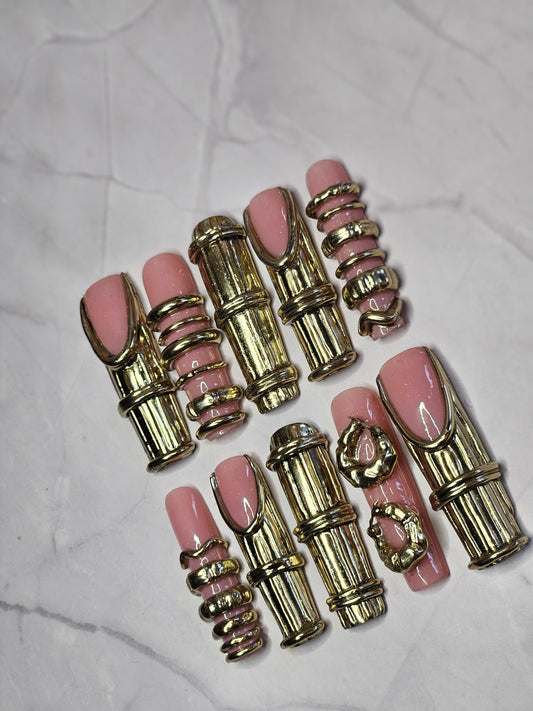 "Bamboo Icon" Press-On Nails Set