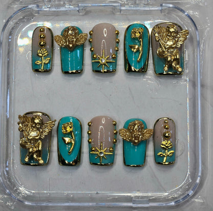 "Holy Chic" Press-On Nails Set