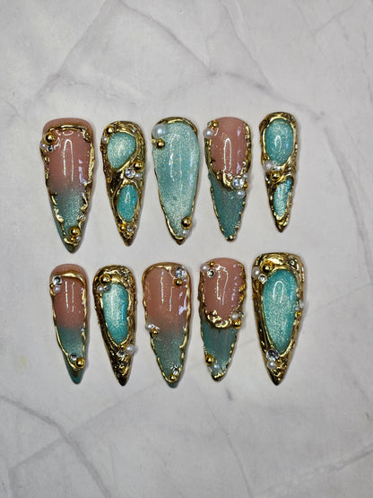 "MOOD Swing" Press-On Nails Set