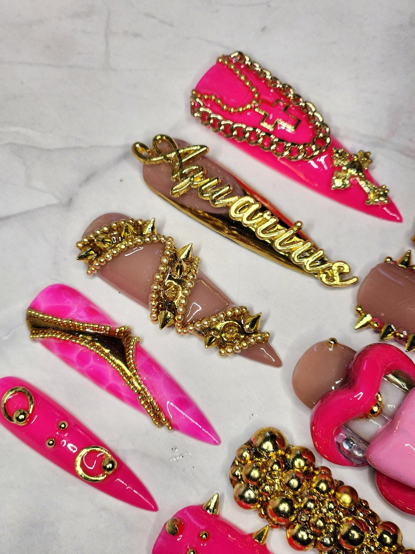 "Pretty Vicious" Press-On Nails Set