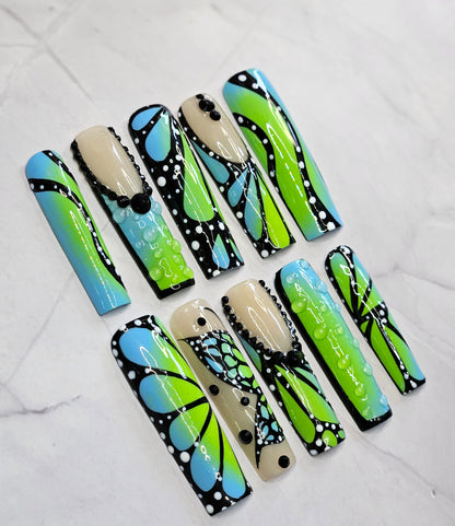 "Butterfly Dreams" Press-On Nails Set (Copy)