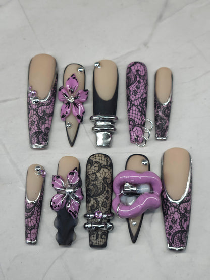 "Lavender Lust" Press-On Nails Set