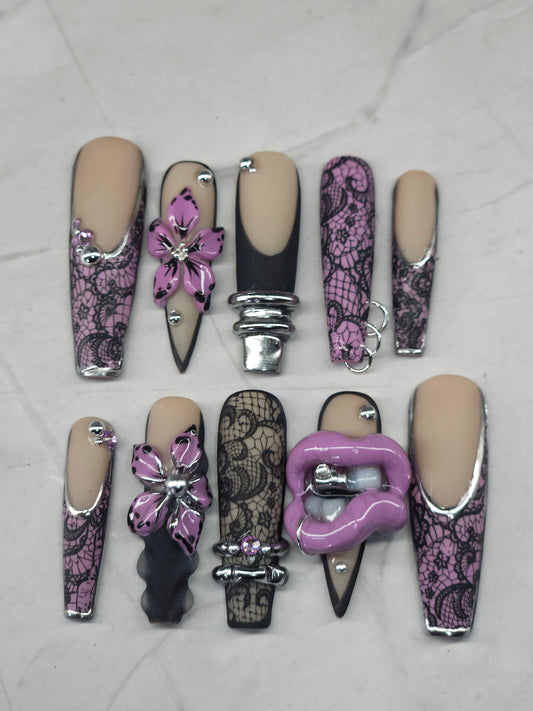"Lavender Lust" Press-On Nails Set