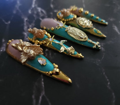 "Holy Chic" Press-On Nails Set