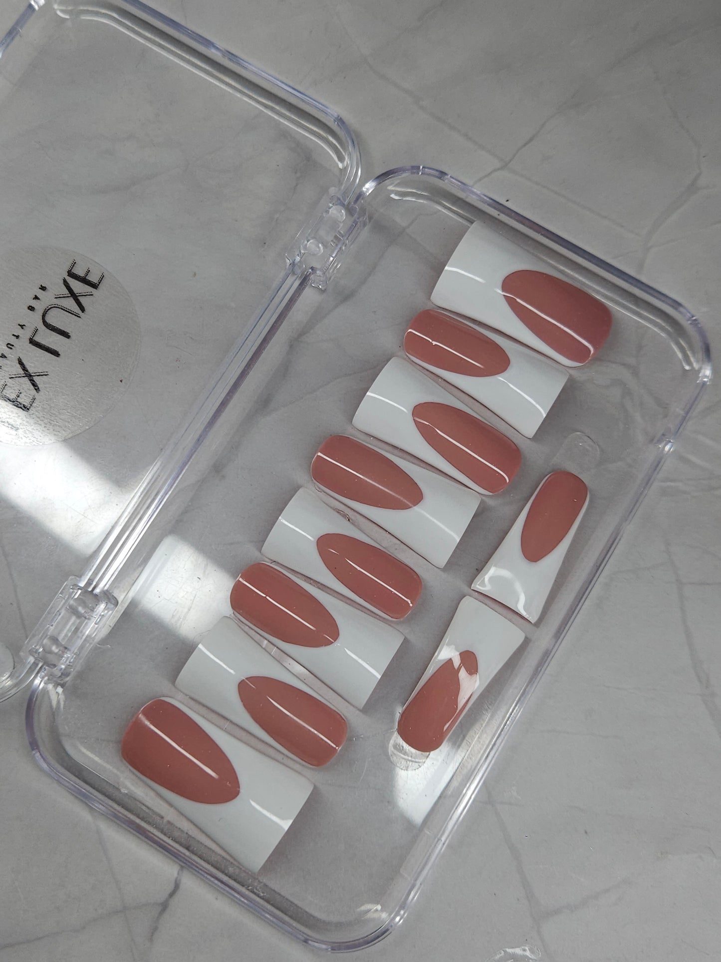 Duck French Tips Press-On Nails Set