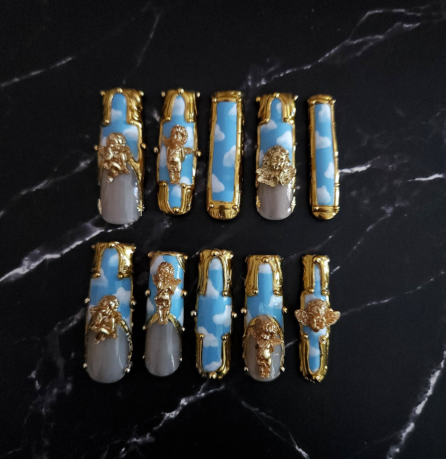 "Cloud Nine" Press-On Nails Set