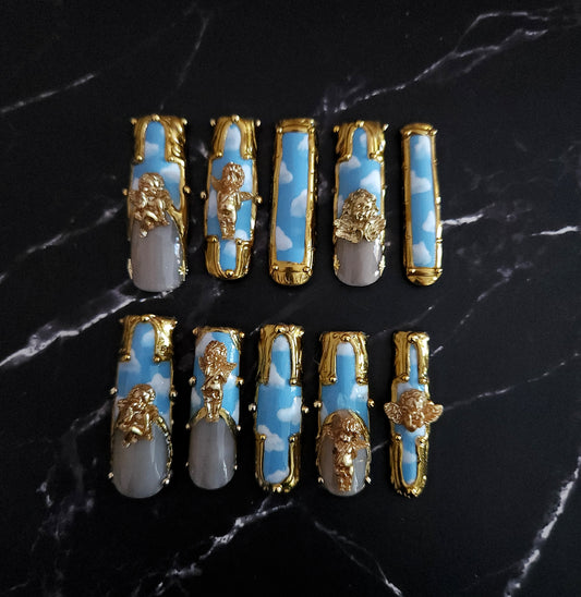 "Cloud Nine" Press-On Nails Set