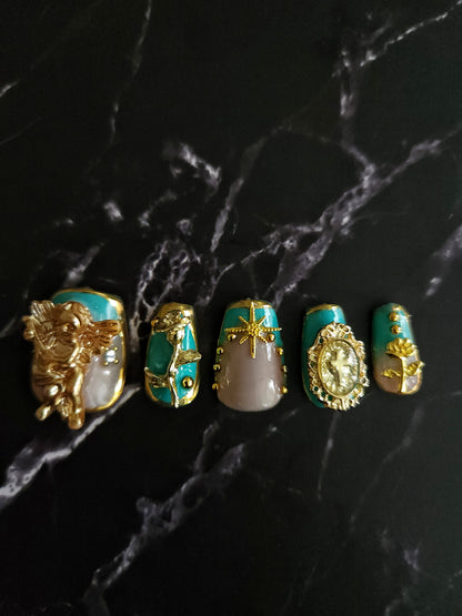 "Holy Chic" Press-On Nails Set