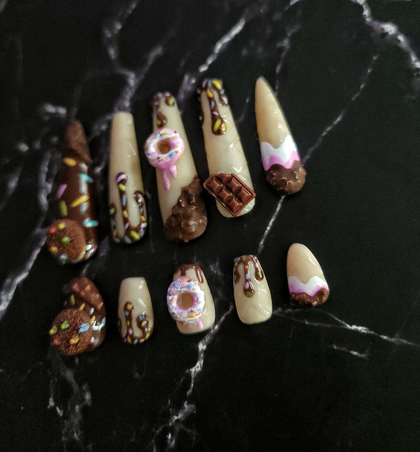 "Sugar Rush " Press-On Nails Set