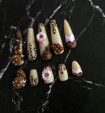 "Sugar Rush " Press-On Nails Set