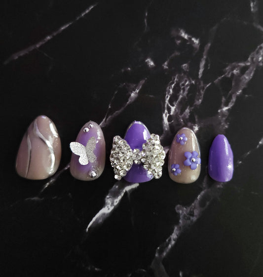 "Butterfly Effect" Press-On Nails Set