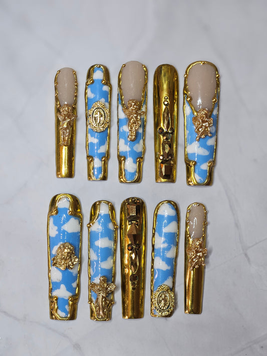 "Cloud Nine" Press-On Nails Set