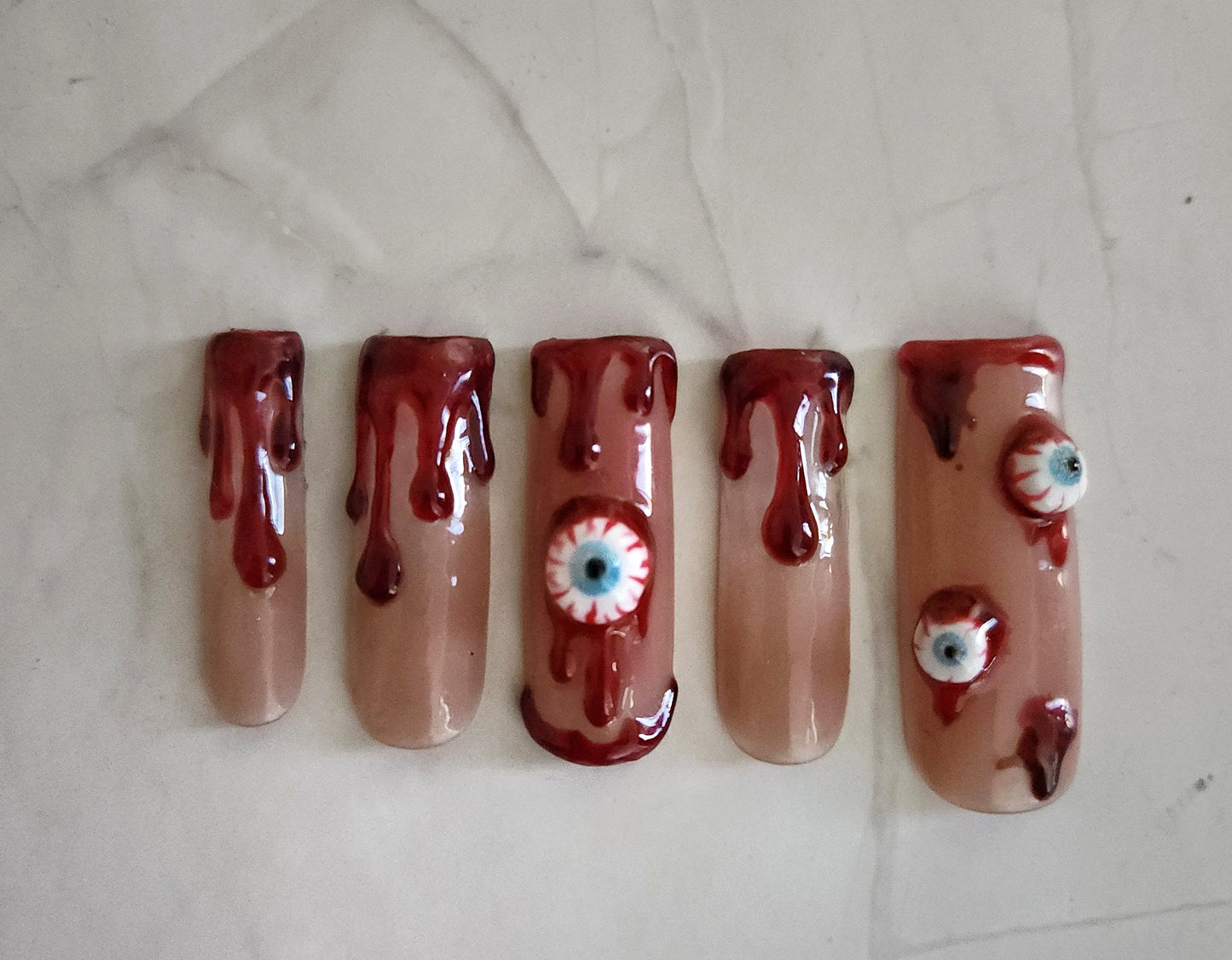 "Bloody Vision" Press-On Nails