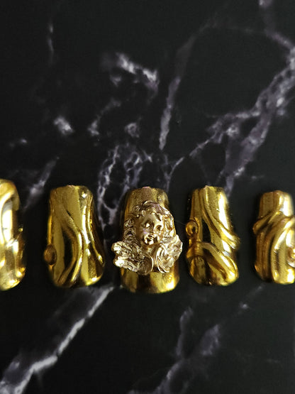 "Angel Aura" Press-On Nails Set