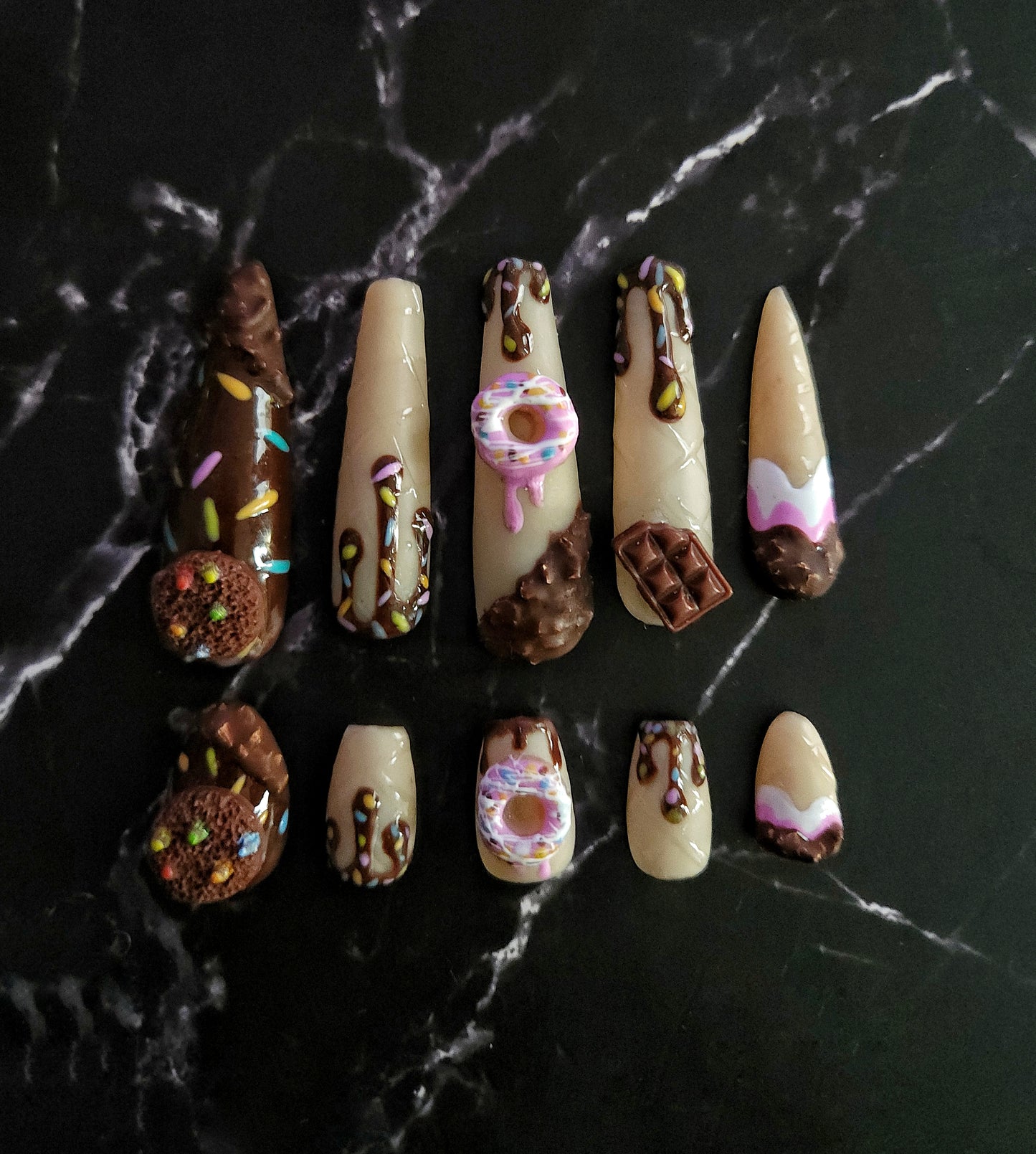 "Sugar Rush " Press-On Nails Set
