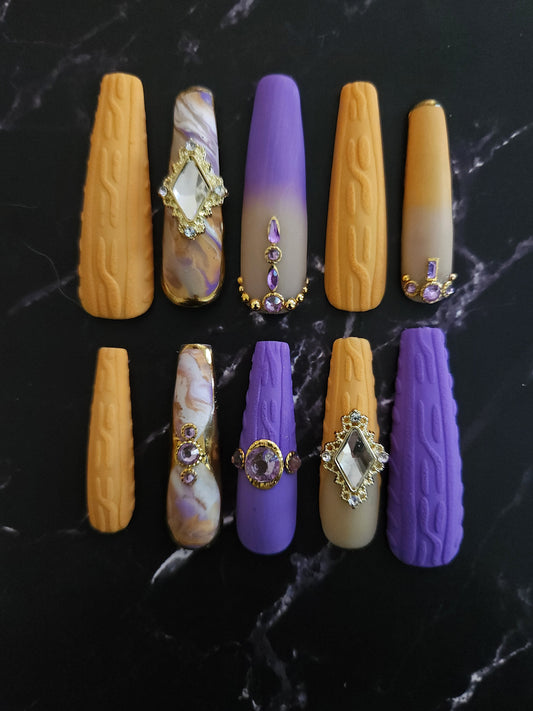 "Cozy Flex" Press-On Nails Set