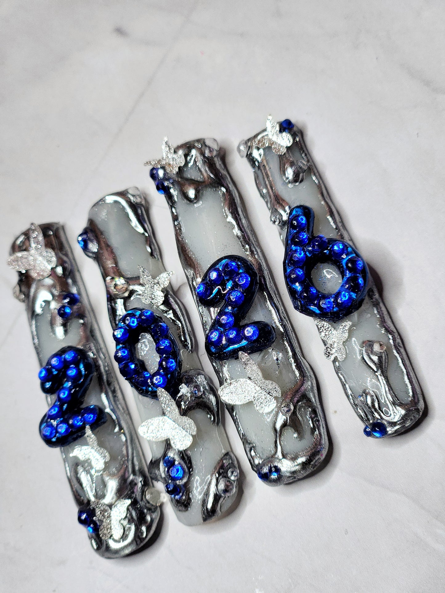 "New Year, New Era" Press-On Nails Set