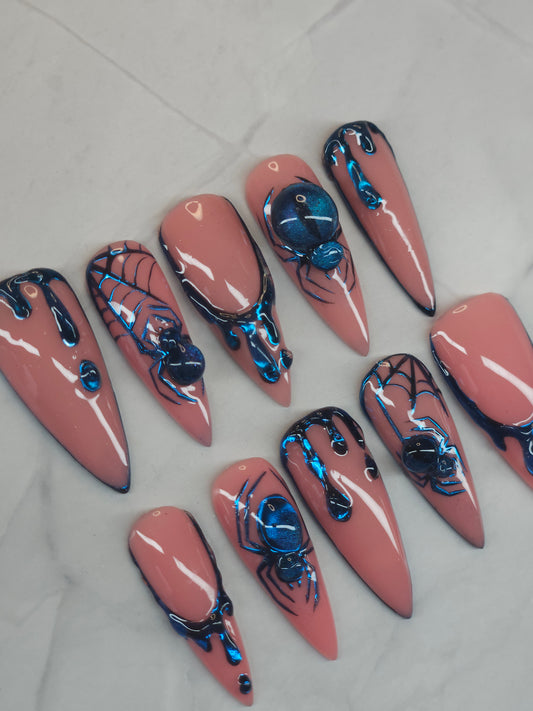"Deadly Drip" Press-On Nails Set