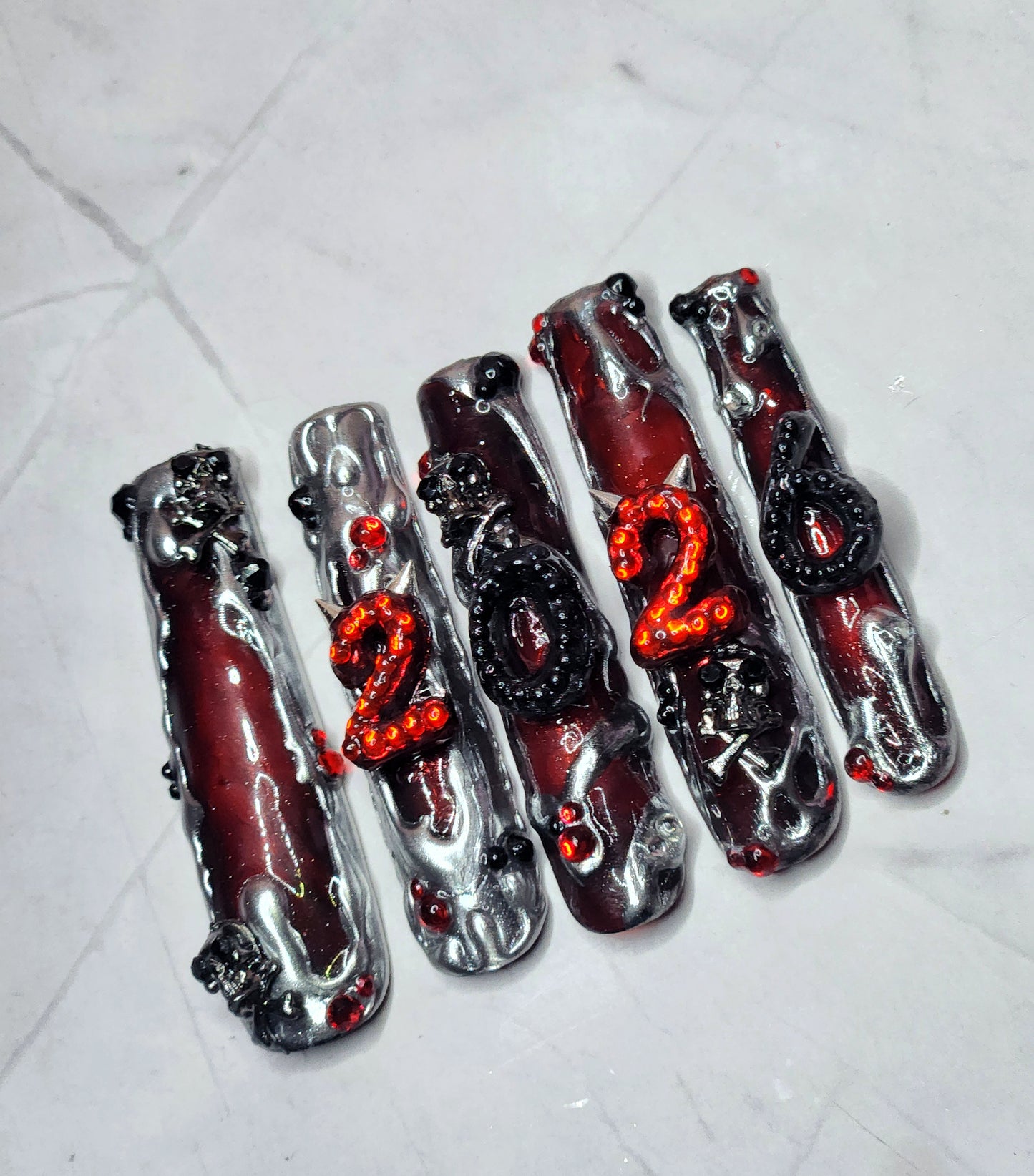 "New Year, New Era" Press-On Nails Set