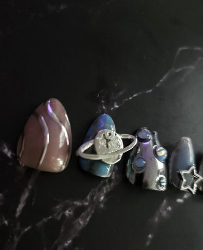 "Galactic Dream " Press-On Nails Set
