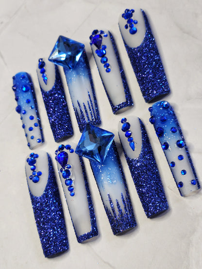 "Crystal Dynasty" Press-On Nails Set