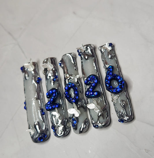 "New Year, New Era" Press-On Nails Set