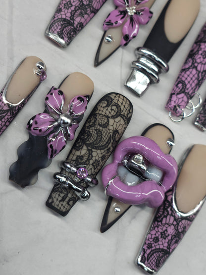 "Lavender Lust" Press-On Nails Set