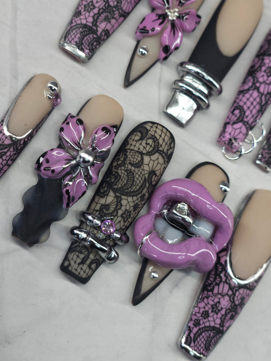 "Lavender Lust" Press-On Nails Set